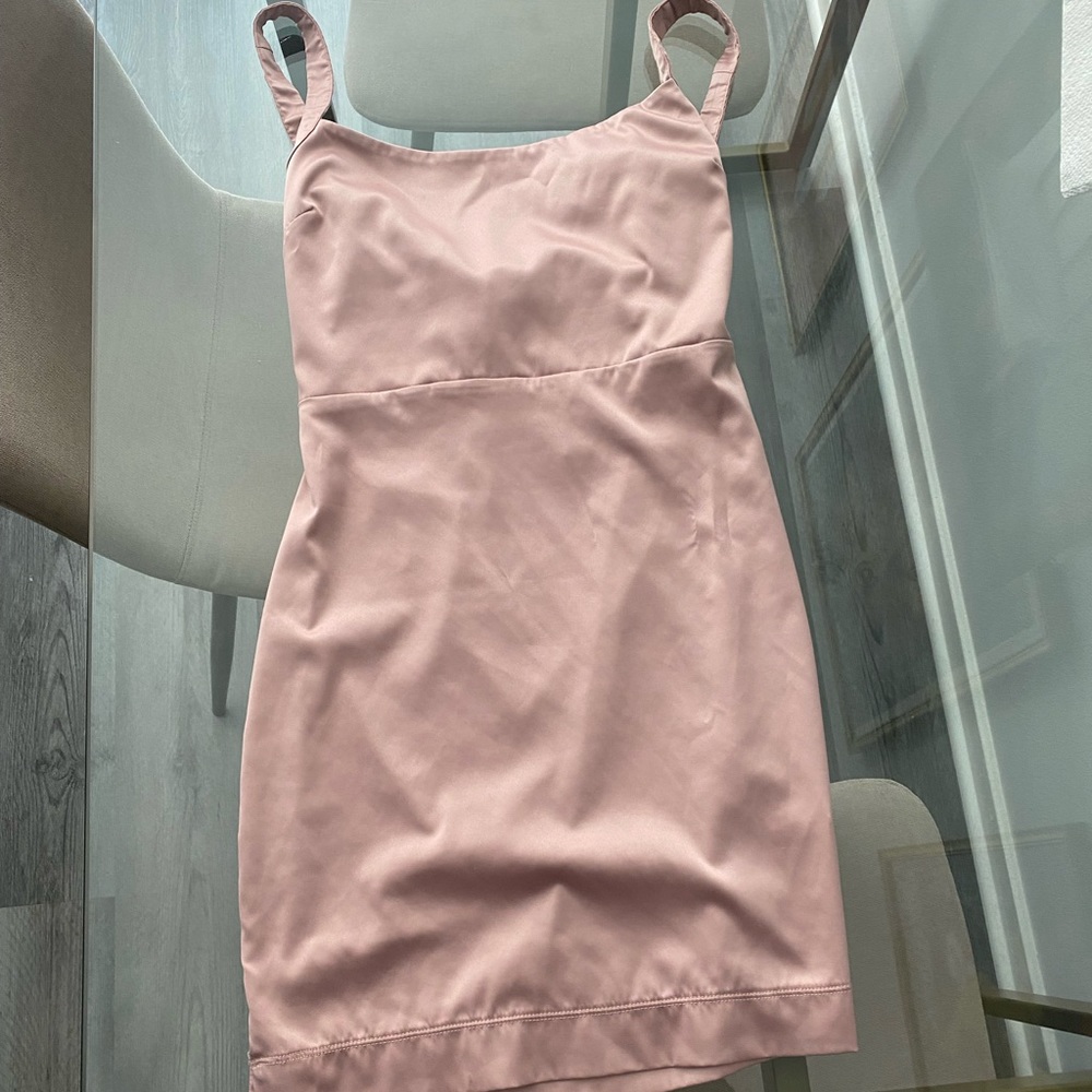 Free People Intimately pink mini silk dress SIZE SMALL